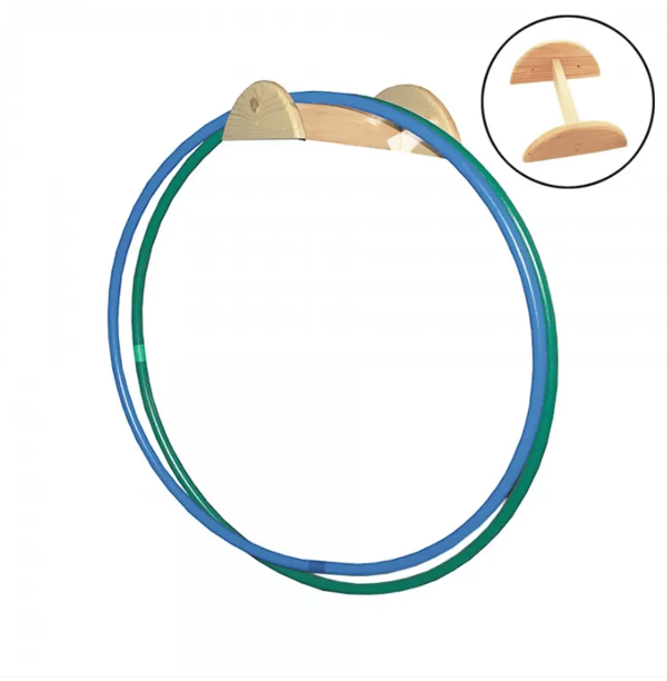 Suporte de madeira para aros e sensatas